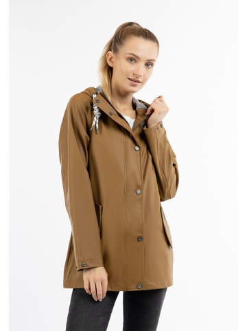 Schmuddelwedda Damen Regenjacke in Dunkelsand-271
