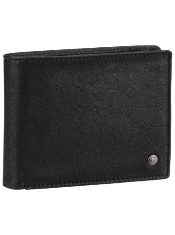 Bugatti Geldbörse Black Magic Wallet With Flap in Black
