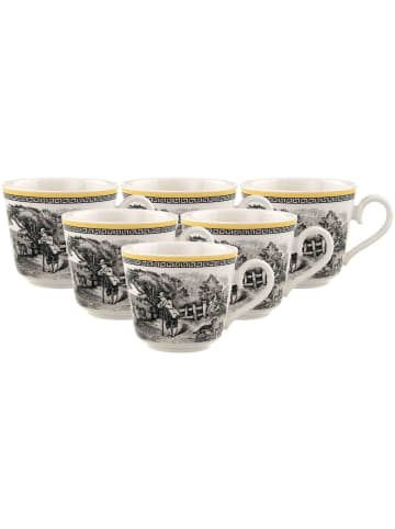 Villeroy & Boch 6er Set Kaffee- / Teetassen Audun Ferme 150 ml in bunt