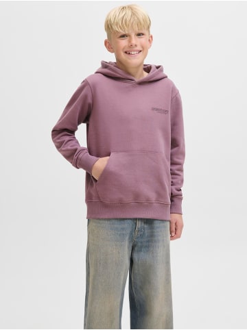 JACK & JONES Junior Kapuzenpullover in Grape Shake