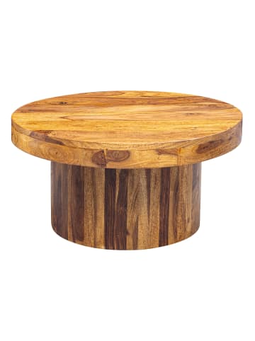 KADIMA DESIGN Couchtisch 60x30x60 cm Massivholz Sofatisch, Design