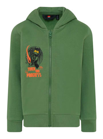 LEGO wear Kapuzensweatjacke LWSTORM 613 in Dark Khaki