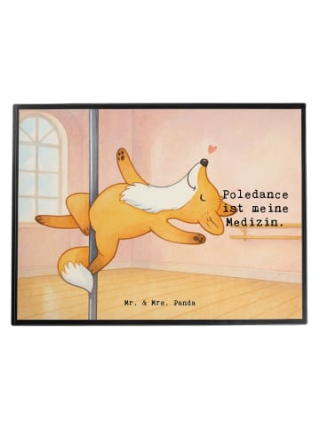 Mr. & Mrs. Panda tischpad Fuchs PoledanZeichen Design mit Spruch in Weiß