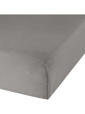 Erwin Müller Haustuch, Halbleinen, Leinen / Halbleinen Bettlaken Deggendorf in silber