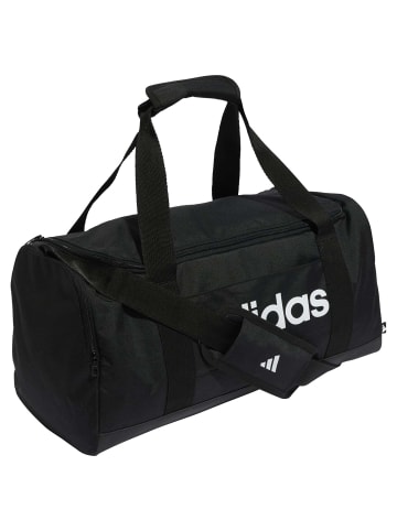 adidas Linear - Sporttasche S 45 cm (darkblue/white) in schwarz weiß