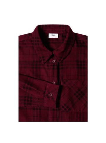 Cecil Langarmbluse in berry red