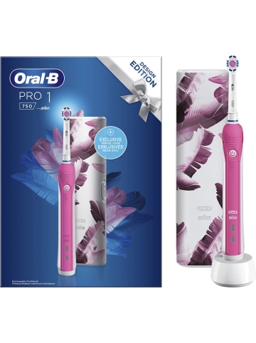 Oral-B Pro 1 Pink Design Edition mit Reiseetui in Pink