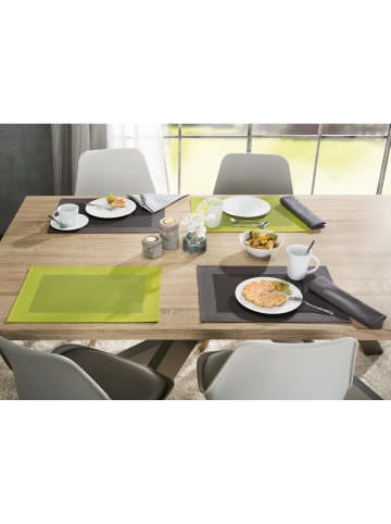 Erwin Müller Tischset 4er-Pack Lissabon in apfelgrün