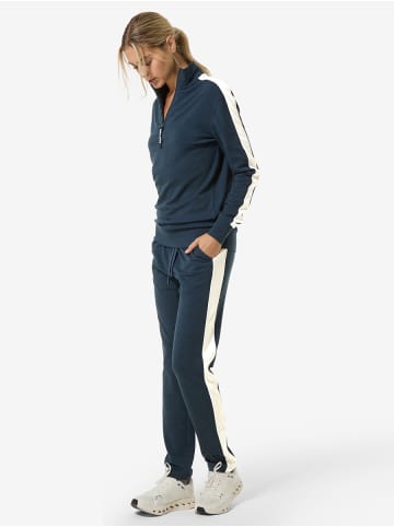super.natural W COLORADO ZIP TURTLENECK in blau