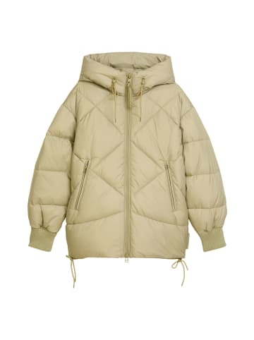 Marc O'Polo DENIM Lange Kapuzen-Steppjacke relaxed in Artichoke Leaf