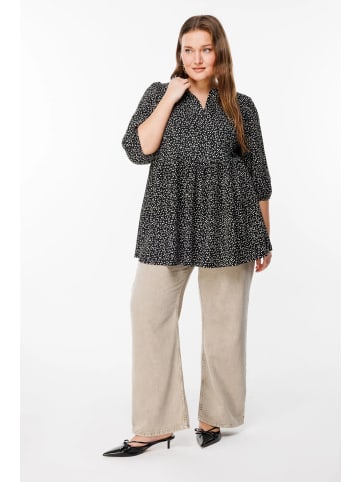 Shape Of You Blouse in Schwarz