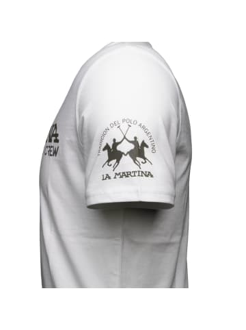 La Martina T-Shirt XMR313 XT in weiss