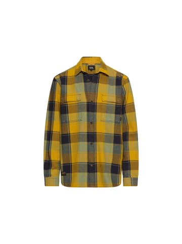 Camel Active Langarmhemd in moss yellow