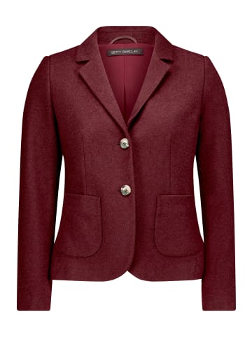 Betty Barclay Wollblazer mit aufgesetzten Taschen in Maroon Banner