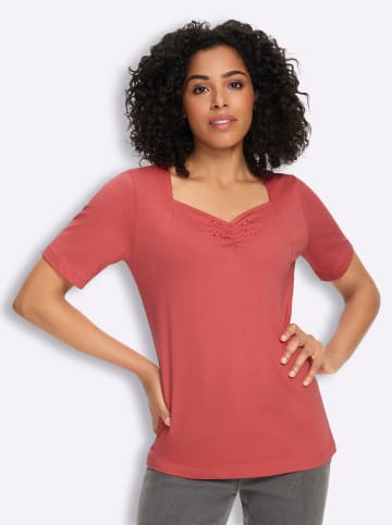 Sieh an! Kurzarm-Shirt in grapefruit
