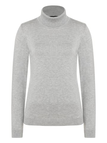 More & More Rollkragenpullover in silvergrey melange