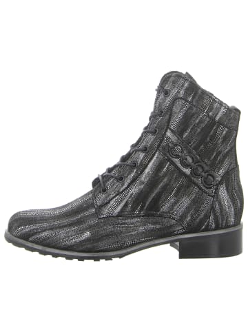 SIMEN Schnürstiefelette in schwarz