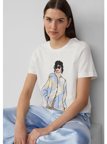 s.Oliver T-Shirt in 02E1_ecru