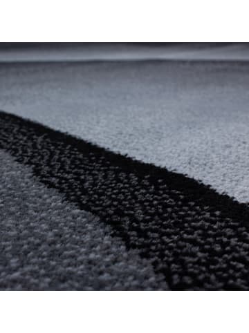 KADIMA DESIGN Teppich Kurzflor Waschbar Ombre INN Strapazierfähig OEKO-TEX in Schwarz