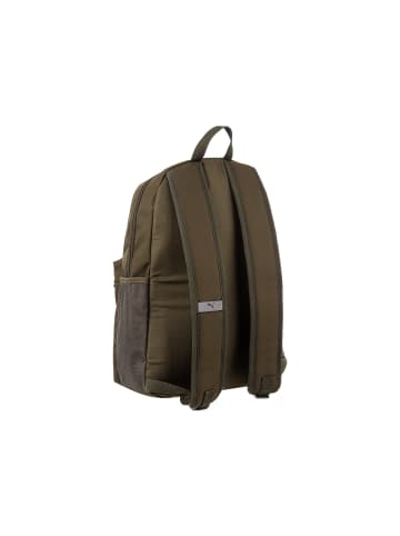 Puma Phase Backpack 22 Liter Rucksack in dark olive gold moon