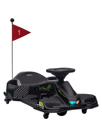 HOMCOM 12V 3-8km/h Kinder Elektro Gokart Schwarz