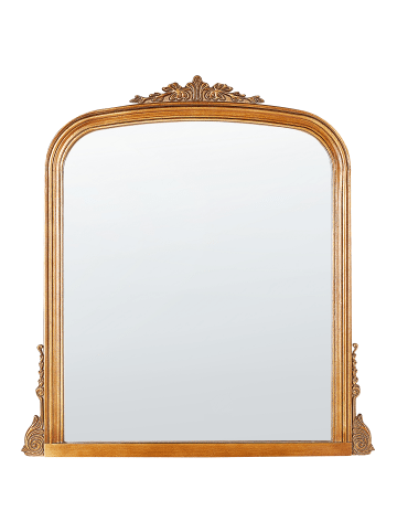 Beliani Dekospiegel SUSSEY in Gold - (W) 75 x (H) 78 x (L) 3 cm