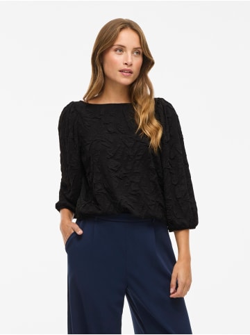 Vila Oberteil mit 3/4-Ärmeln in Black Beauty