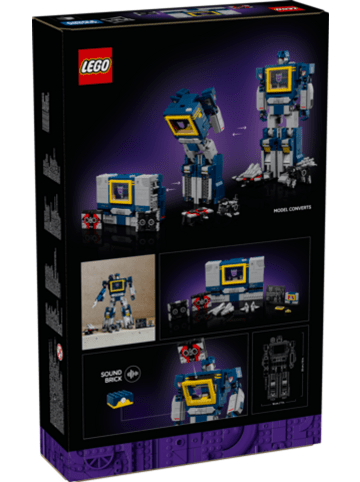LEGO Icons Transformers: Soundwave in Mehrfarbig ab 18 Jahre