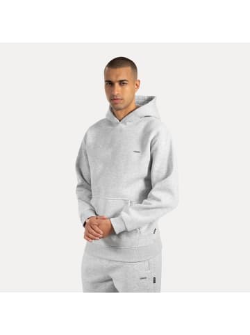 SMILODOX Hoodie Ilyas in Grau Melange