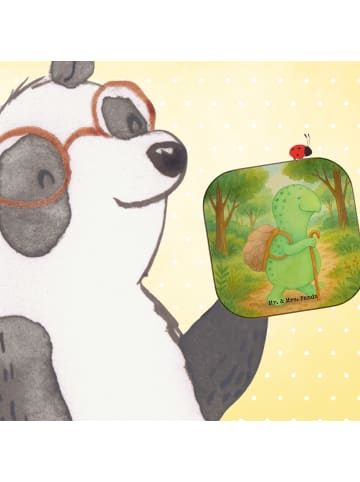 Mr. & Mrs. Panda Tisch-Untersetzer Schildkröte Wanderer Design o... in Weiß