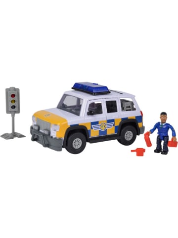 Simba Spielzeugfahrzeug Sam Polizeiauto 4x4 mit Figur - ab 3 Jahre