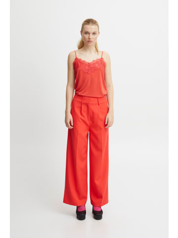 ICHI Casual Hose IHLEXI Regular fit in Poppy Red