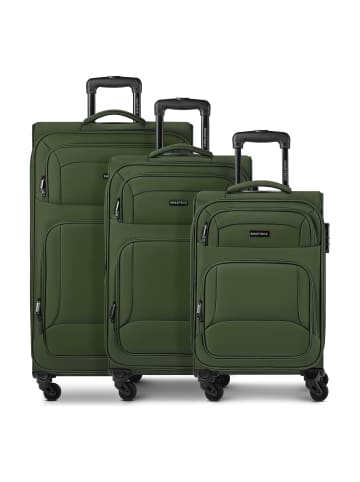 Smartbox Edition 04 4 Rollen Kofferset 3-teilig mit Dehnfalte slate-green