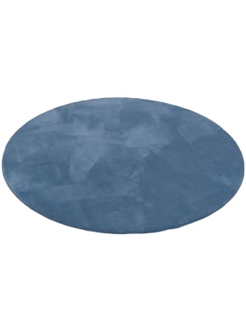 Pergamon Fellteppich Super Soft Pearl Rund in Antraciet