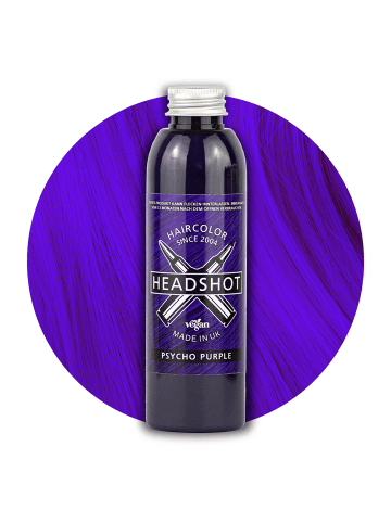 Headshot vegane Haarfarbe Psycho Purple 150 ml semipermanente Haartönung kreativ
