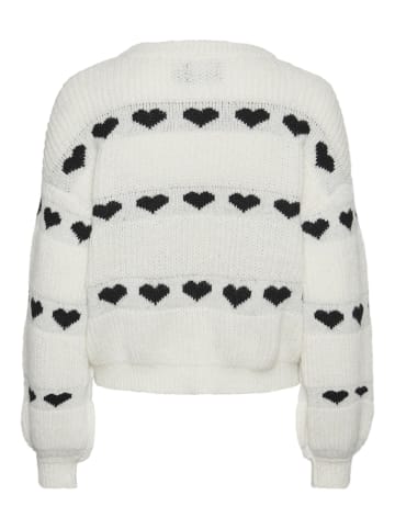 Pieces Strickpullover in Cloud Dancer 3