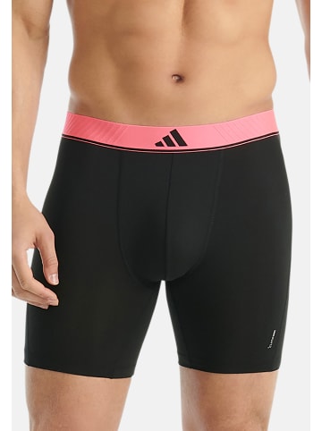 Adidas Sportswear Long Short / Pant Active Micro Flex Eco in Schwarz / pink / grau