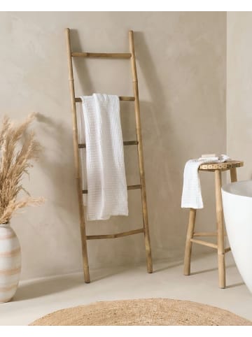Beliani Handtuchständer ITAPEVA in Naturfarben - (W) 50 x (H) 150 cm