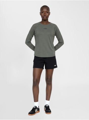 Hummel T-Shirt Hmlmomentum Multisport Damen in CASTOR GRAY