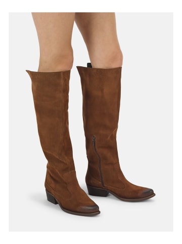 Felmini Wide Fit Stiefel WEST Braun
