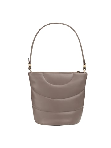 DuDu Barbara Schultertasche Leder 24.5 cm in taupe