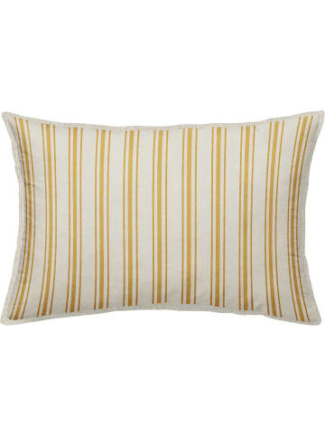 Erwin Müller Nicky-Velours, Samt Kissenhülle in curry