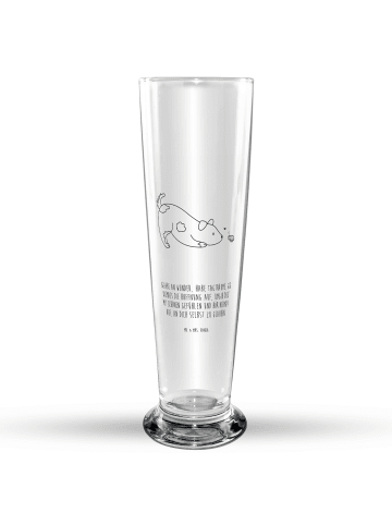 Mr. & Mrs. Panda Bierglas Hund Marienkäfer mit Spruch in Transparent