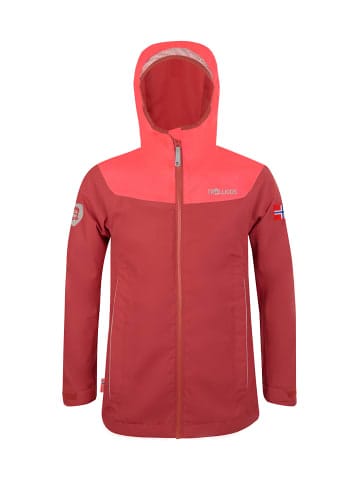 Trollkids Regenjacke "Bergen" in Rot