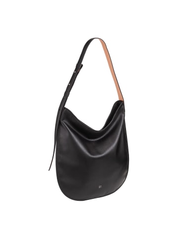DuDu Sylvie Schultertasche Leder 36.5 cm black