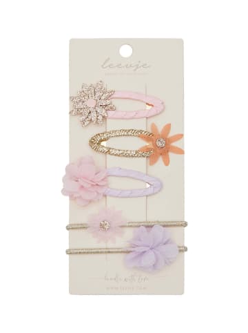 leevje Haarspangen flower power mix' in multicolored