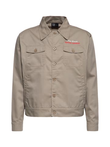 King Kerosin King Kerosin Jacke Motor Garage in sand