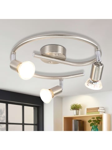 ZMH Deckenleuchte LED Chrom GU10 - Deckenspots 3-flammige Wandleuchten