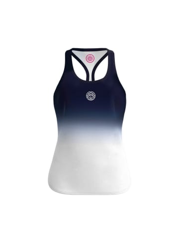 BIDI BADU Crew Junior Tank - black in Dunkelblau/Weiß