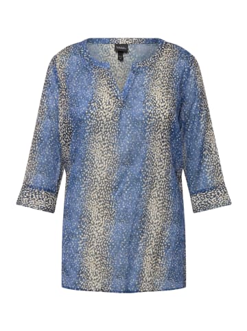 Ulla Popken Bluse in mittelblau